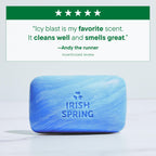 Buy now Irish Spring Icy Blast Bar Soap for Men, Mens Soap, Smell Fresh and Clean 12 Hours, Men Bars Washing Hands Body, Mild Skin, Recyclable Carton, 24 Pack, 3.7 Oz at indiglob india