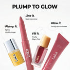 Laka Spicy Lip Plumper - Maximum Extra Strength (For Experienced Users) | Clear Glass-like High-Shine Lip Gloss | Lip Volumizer Serum, Non-Sticky | K-Beauty, 0.14oz