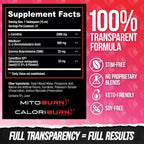 ALPHA LION Burn2O L-Carnitine Liquid 2000mg, Premium Liquid Fat Burner & Pre-Workout Supplement for Men & Women - Natural Energy & Metabolism Booster for Weight Loss - ShredBerry