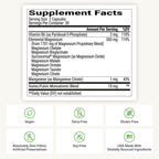 BIOptimizers Magnesium Breakthrough Supplement with 500mg - 7 Forms of Magnesium: Glycinate, Malate, Citrate, and More - Natural Support for Sleep and Cognitive Function -60 Capsules- Calming Vitamins