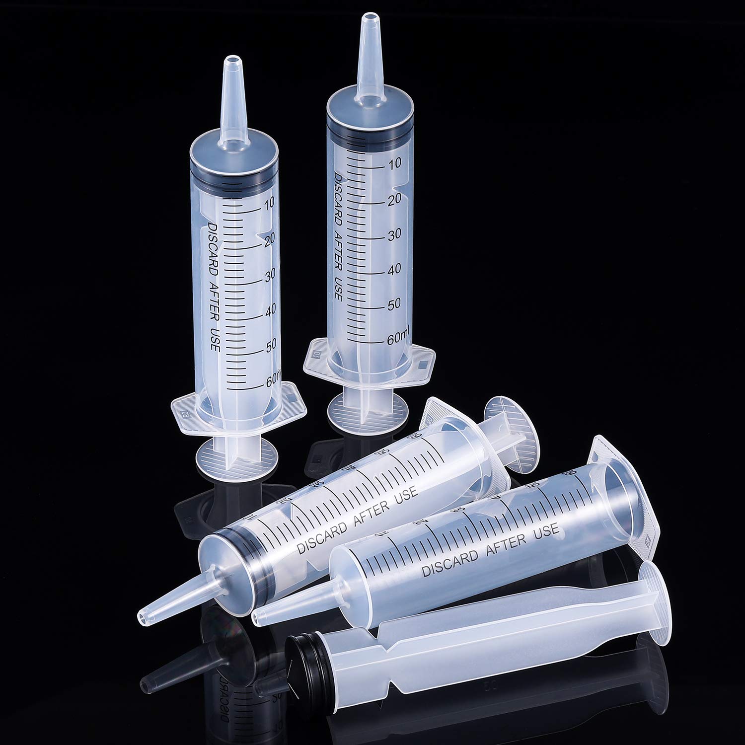 Buy now Frienda Large Plastic Syringe 4 Pack Measuring Syringe Tools Dispensing Multiple Uses(60 ml) at indiglob india