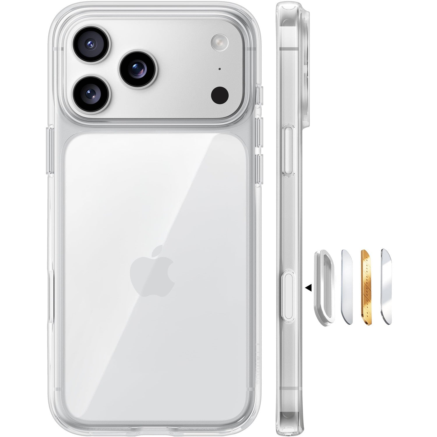 Buy now TORRAS Tough Shockproof for iPhone 13 Pro Case, [Military-Grade Drop Tested] Ultra-Durable Matte Hard PC Back with Soft Silicone Edge Slim Protective for iPhone 13 Pro Phone Case,Translucent Black iPhone 17 Pro Max 6.9" Clear at indiglob india