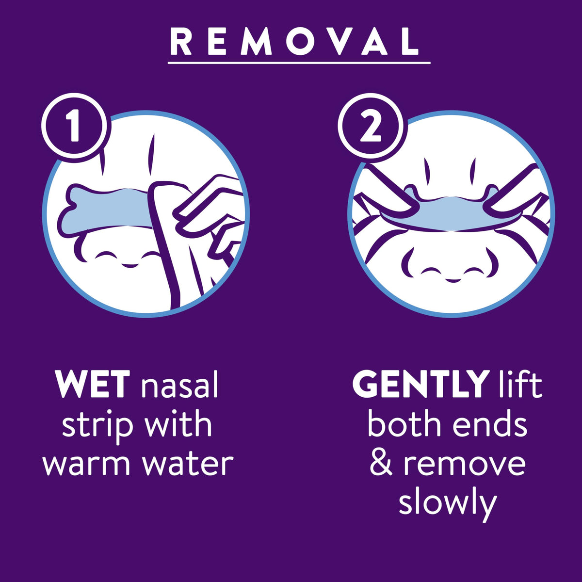 ZzzQuil Sleep Nasal Strips, Clear Nasal Strips, Snoring Relief from Nasal Congestion, Works Instantly, Reduces Nasal Congestion for Less Snoring and Better Sleep, Drug Free, 52 Nasal Strips