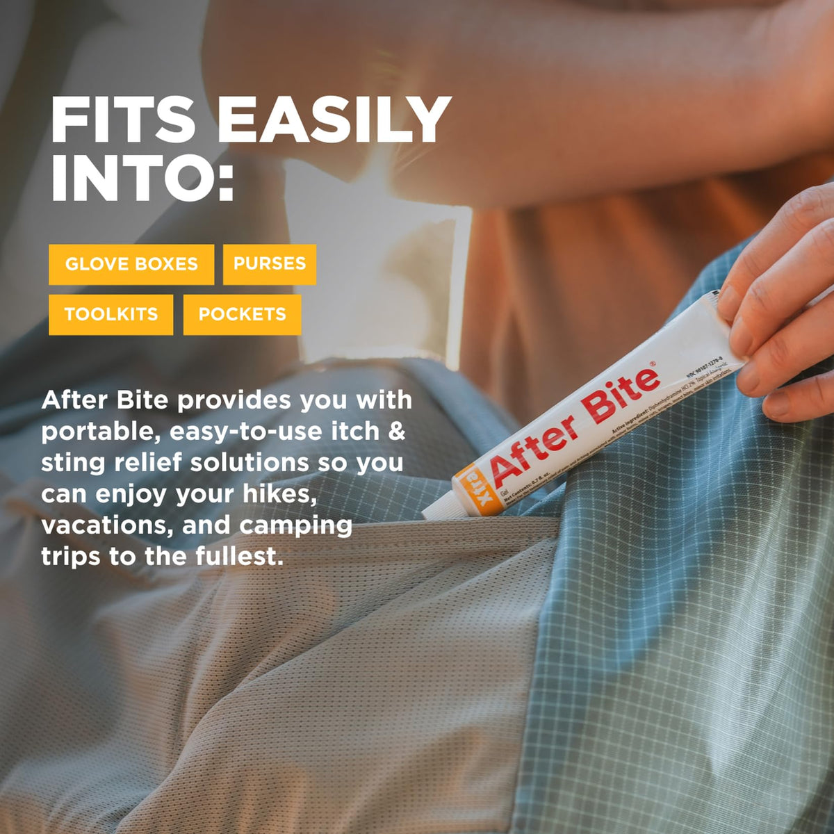 After Bite Xtra Bug Bite Itch Relief, Diphenhydramine HCl Gel Formula, 4Pk