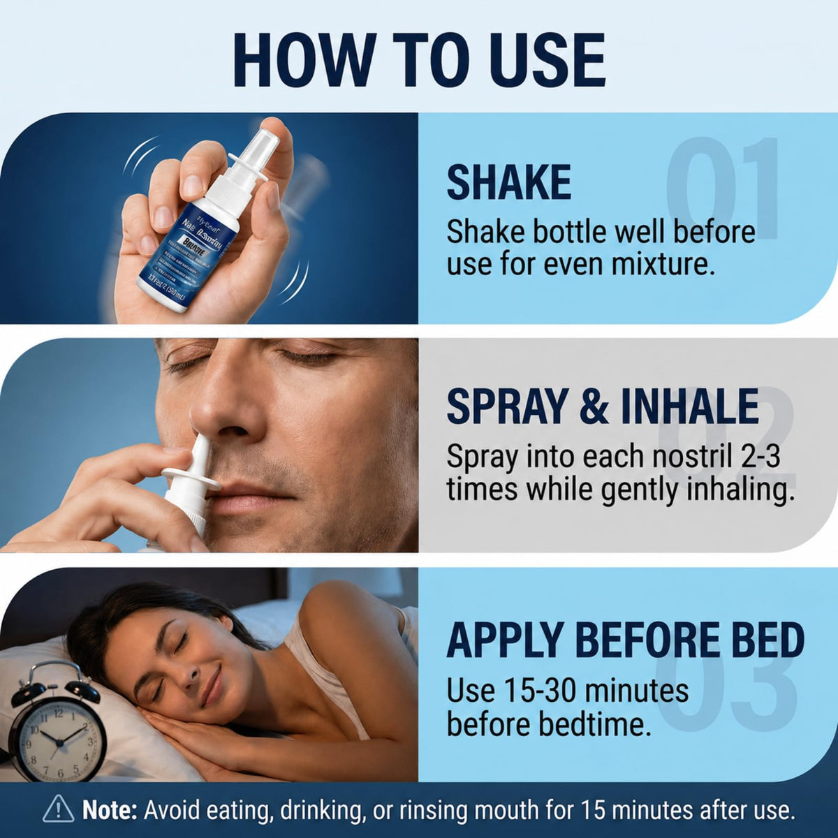 Anti Snoring Spray - Snoring Solution & Snore Stopper, 1 Fl Oz