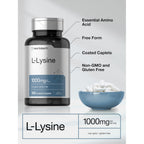 Horbäach L-Lysine 1000mg | 100 Coated Caplets