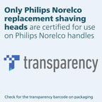 Philips Norelco Genuine Replacement Heads, 3 Count | 27 Self Sharpening PowerCut Blades, Compatible with Series 1000 - 3000, SH30/52