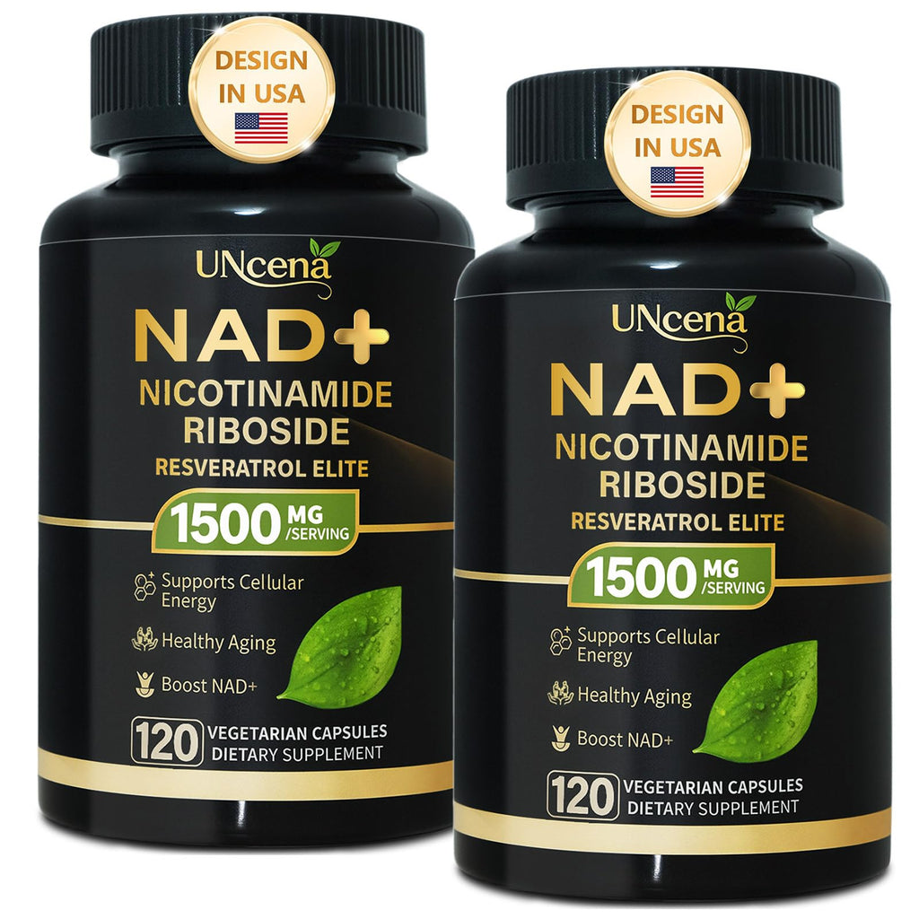 NAD Supplement 1500mg - Liposomal NAD+ Resveratrol - 120 Capsules | Nicotinamide Riboside, NAD Plus Boosting - Support Cellular Health, Stamina & Healthy Aging for Women & Men