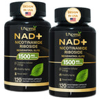 NAD Supplement 1500mg - Liposomal NAD+ Resveratrol - 120 Capsules | Nicotinamide Riboside, NAD Plus Boosting - Support Cellular Health, Stamina & Healthy Aging for Women & Men