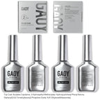 GAOY 2 Pcs 16ml No Wipe Gel Top Coat, Glassy Clear Gel Top Coat, High Gloss Finish for UV Light Cure Nail Polish