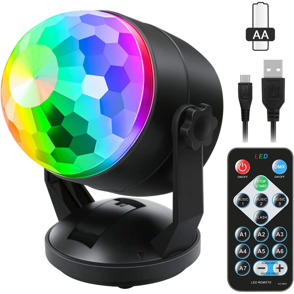 Buy now Luditek Disco Ball Party Lights Sound Activated Battery Powered Portable Karaoke Dancing Strobe Lights for Indoor Outdoor Christmas Halloween Party Decorations Supplies for Car Home Default at indiglob india
