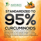 Turmeric Curcumin Supplement - 2400mg Organic Turmeric Per Serving - 95% Curcuminoids & BioPerine Black Pepper Extract for Best Absorption - Natural Vegan Joint Support, Bottled in USA - 240 Capsules