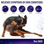Pet MD Hydrocortisone Spray for Dogs, Cats, Horses - 4 oz