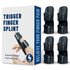 Buy now 4 Pcs Trigger Finger Splints/Brace for Knuckle Immobilization,Broken Protector and Straightening Arthritis Relief,Pain Relief,Fits Index,Middle Ring at indiglob india