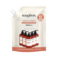 Soapbox Vanilla Bean Liquid Hand Soap Refill - 64oz | Gentle Cleanser for Hands - Clean Ingredients Free of Harsh Chemicals, Sulfates, Parabens & Silicones