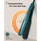 SAOSA Hair Crimper, Ceramic Crimping Iron for Root Volume & 80s Stylish