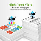 63XL Ink Cartridge Combo Pack Replacement for HP 63 HP63 HP63XL Black Color