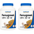 Nutricost Fenugreek Seed 1350mg, 240 Capsules, Gluten Free, GMO-Free | 675mg Per Capsule