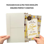 Prime Greetings Son In Law Birthday Card, Made in America, Thick Card Stock with Premium Envelope Packaged in a Reusable Presentation Mailer, Eco-Friendly, 5in x 7.75in