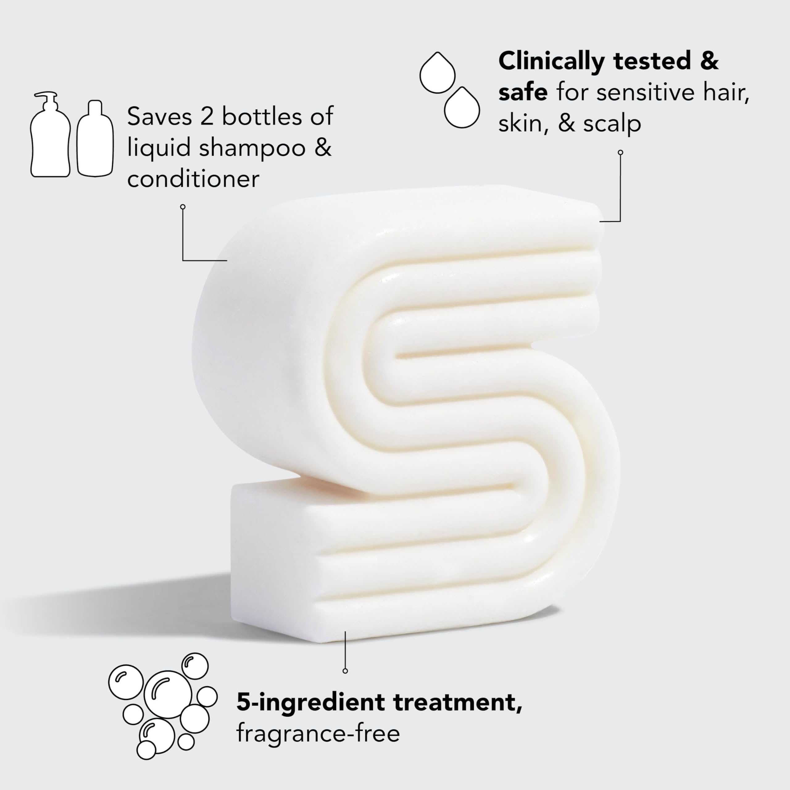 Buy now Kitsch 2-in-1 Shampoo Bar and Body Wash - Ultra Sensitive, Vegan & Natural, 5-Ingredient Formula Bar Soap for Hair & Body - Scent-Free, Paraben-Free - For Sensitive Scalp & Skin - 3.2 oz at indiglob india