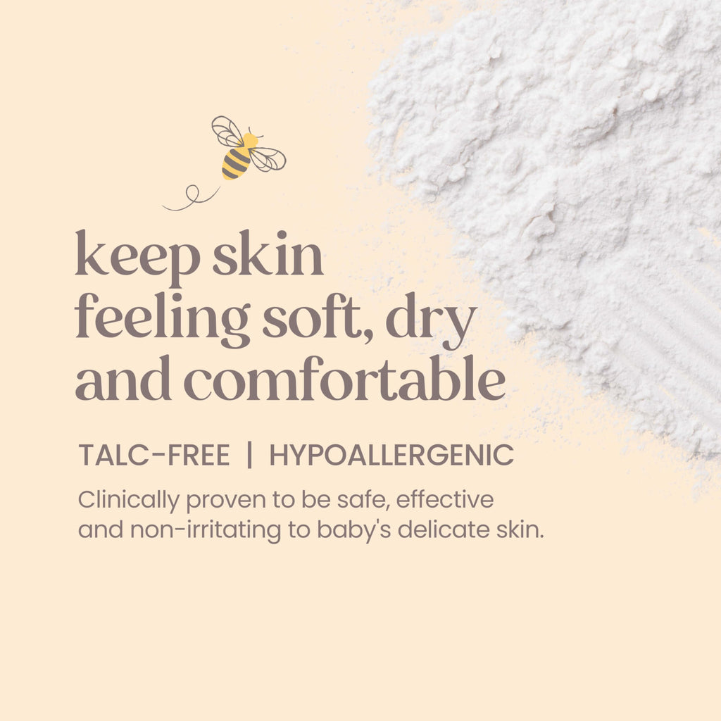 Burt's Bees Baby Dusting Powder, 7.5 Ounces | Talc-Free, Pediatrician Tested, Baby Skin Care Essential, Helps Keep Skin Soft and Dry, 100 Percent Natural Origin