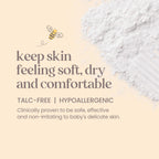 Burt's Bees Baby Dusting Powder, 7.5 Ounces | Talc-Free, Pediatrician Tested, Baby Skin Care Essential, Helps Keep Skin Soft and Dry, 100 Percent Natural Origin
