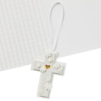 Hallmark Signature Baptism Card (Cross, Flowers, Surrounded by Love)