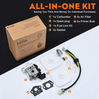 Hipa SRM 225 Carburetor Kit for Echo SRM225 PAS225 Trimmer Weedeater