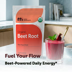 Micro Ingredients Organic Beet Root Powder, 4lb (64 oz) | Nitric Oxide Supplement, Water Soluble, Highly Concentrated Raw Beet Supplement, Superfood Drink Mix, Non-GMO, Plant Based