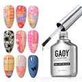 GAOY 16ml Nail Foil Glue, High Adhesion Foil Transfer Gel, UV Nail Polish | High Adhesion Formula, Works with Nail Foils, Nail Stickers & Stamping Plates, UV/LED Cure Required, Easy DIY Nail Art