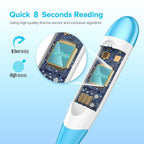 Thermometer for Adults and Kids with 8 Seconds Fast Accurate Reading, Accurate & Safe-Baby Thermometer for Oral, Rectal or Under Arm Use, Large LCD Display with Fever Alarm
