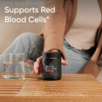 Sports Research® Blood Balance Iron Supplement 36mg, 90 Liquid Caps | 36mg Iron, Folate & Vitamin C for Absorption | Red Blood Cell Support for Women & Men | Vegan Certified, Non-GMO, Gluten-Free