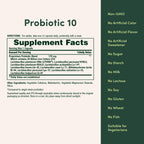 Nature's Bounty Probiotic 10 Daily Probiotic Supplement, 30 Capsules