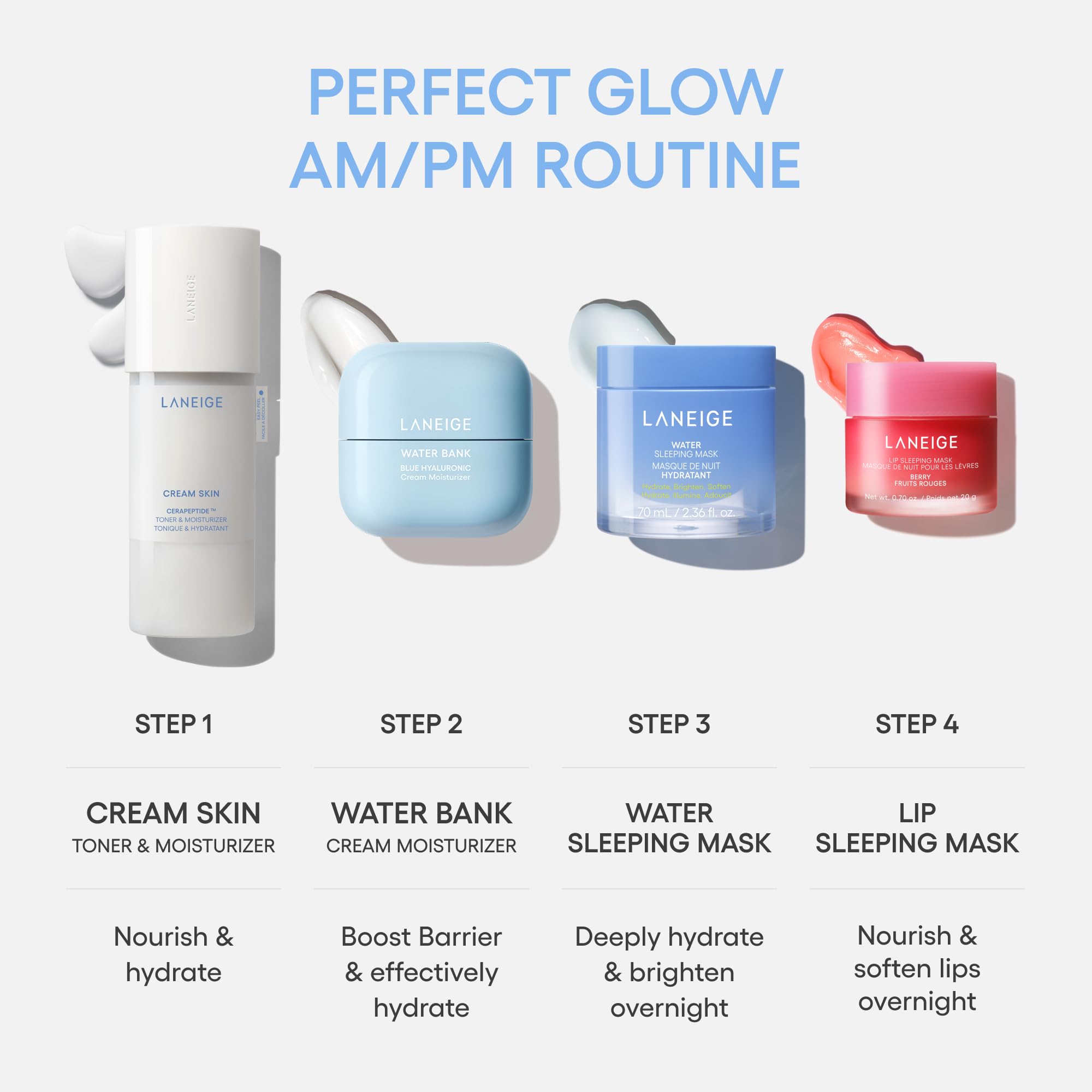 Buy now LANEIGE Cream Skin Toner & Moisturizer: Lightweight Refillable Korean Milky Toner with Ceramide & Peptide for Hydration, Firming, & Barrier Support at indiglob india