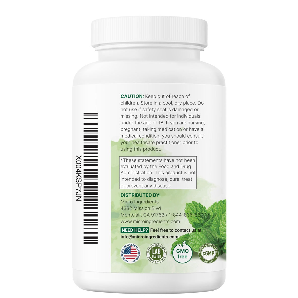 Micro Ingredients Chlorophyll Super Greens Complex | 240 Veggie Capsules with Parsley, Moringa, Spirulina, Chlorella, & More | Gluten-Free, No Additives