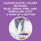 BIC 4 Color Ballpoint Pen, Assorted Ink, 2-Count