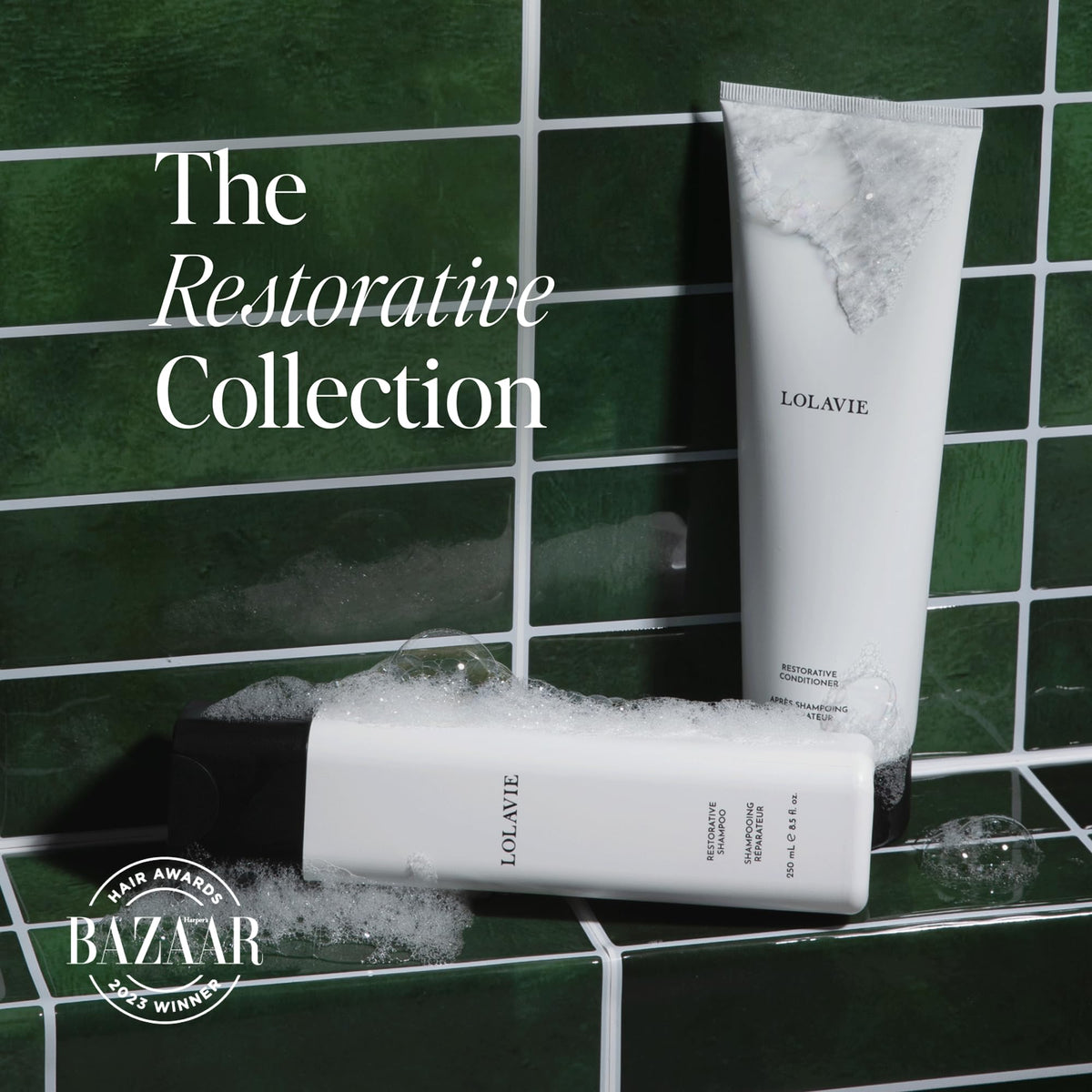 LolaVie Restorative Shampoo (8.5 oz) & Restorative Conditioner (8.5 oz)