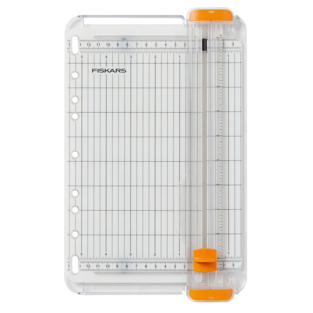 Fiskars SureCut Portable Paper Cutter, Precise Trimmer Tool, 9" Cut Length
