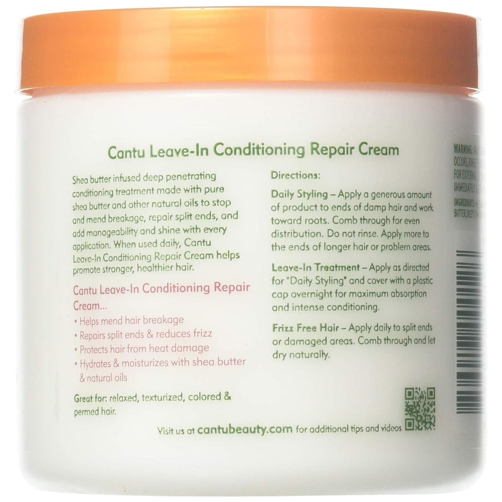 Buy now Cantu Shea Butter Leave-In Conditioner Repair Cream 16 Ounce (473ml) (3 Pack) at indiglob india