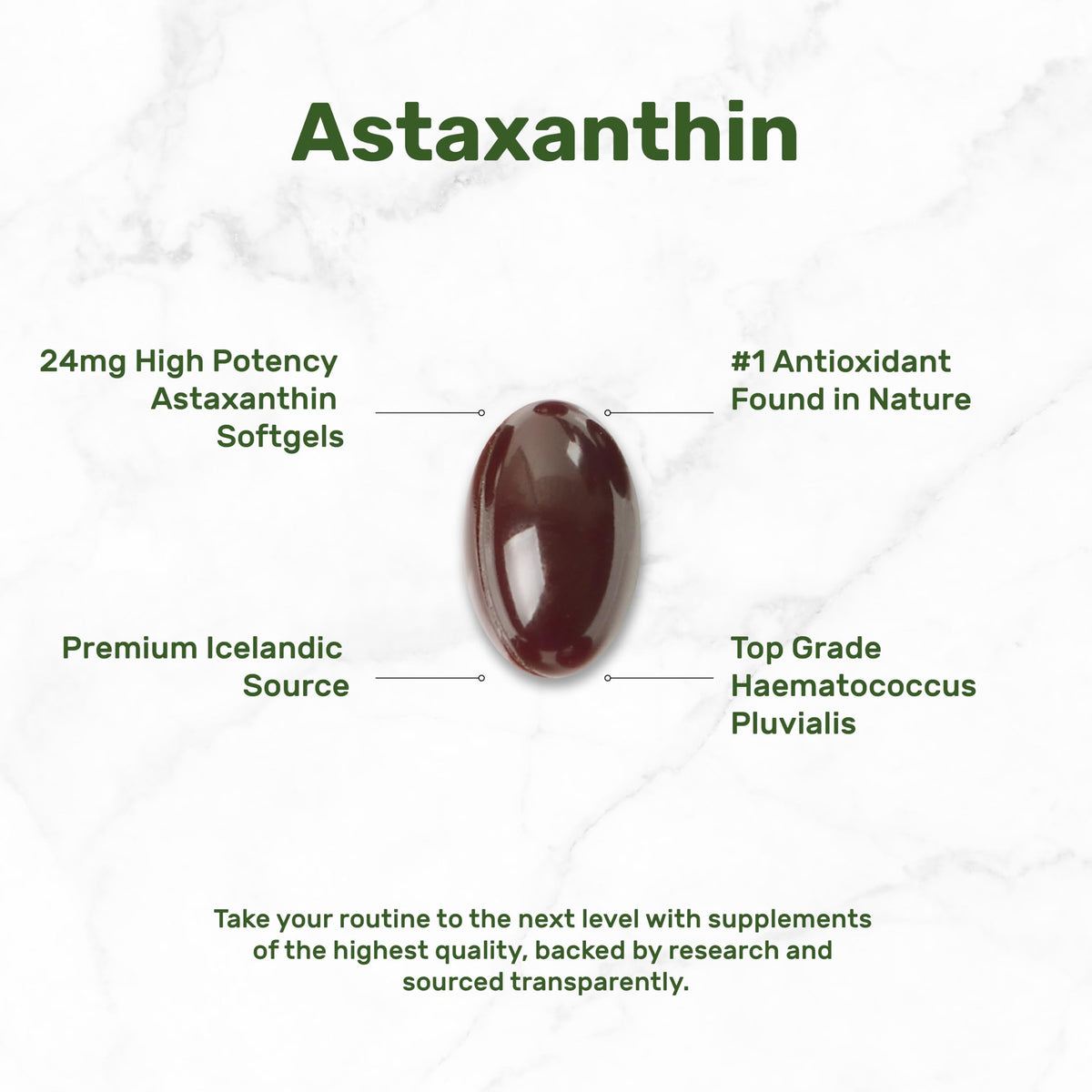 DEAL SUPPLEMENT Astaxanthin 24mg Per Serving, 120 Softgels
