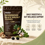 18-in-1 Wormwood Black Walnut Cloves- 300 Count Softgels 100-Day Supply