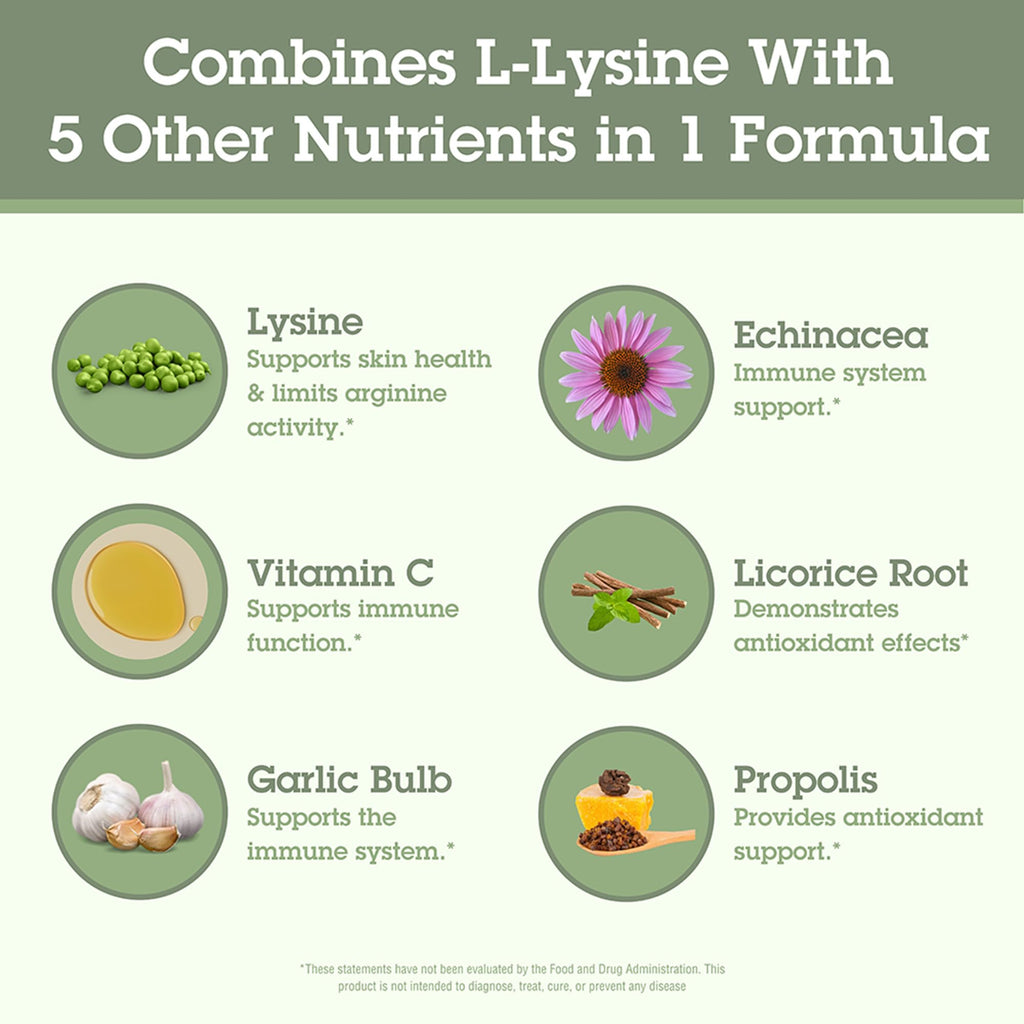 Quantum Health SuperLysine+ 1500mg L-lysine Immune Support 90 Tablets | Essential Amino Acid, Vitamin C, Echinacea, Licorice, Bee Propolis & Odorless Garlic, Daily Formula