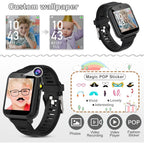 Buy now Phyulls Smart Watch for Kids, Smart Watch Toys with 39 Games Camera Video Recorder Music Alarm Calculator Calendar Flashlight Stopwatch Pedometer Gift Toys for 3-12 Years Old Boys and Girls (Black) at indiglob india