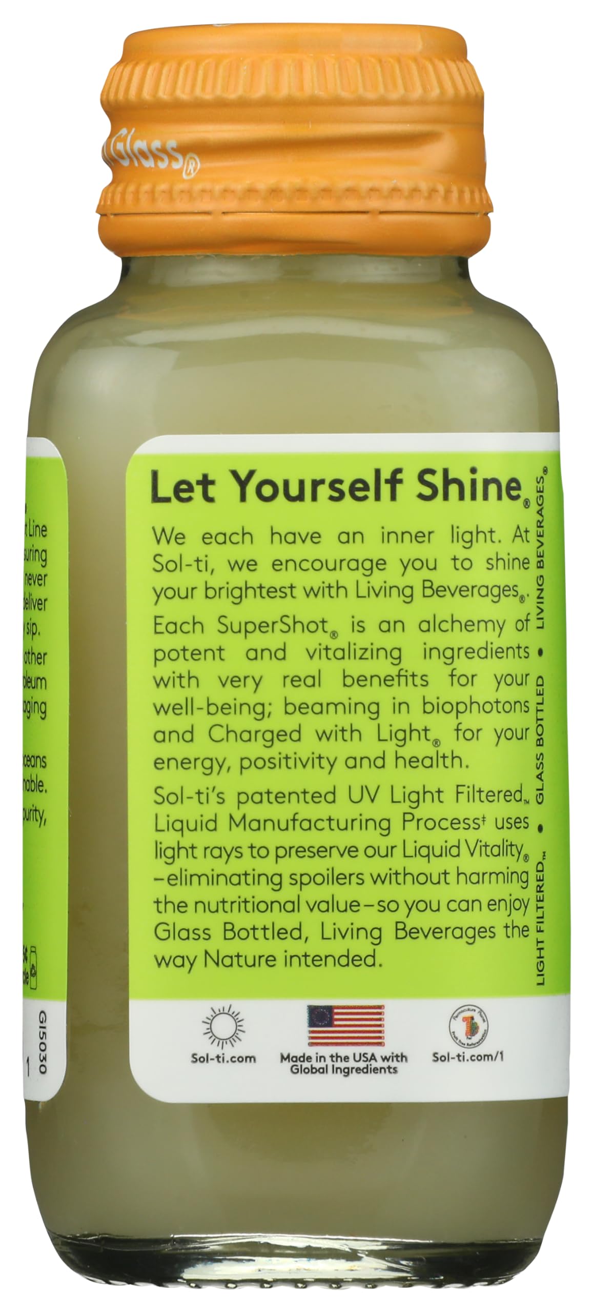 Sol Ti, Supershot Ginger Single Organic, 2.1 Fl Oz