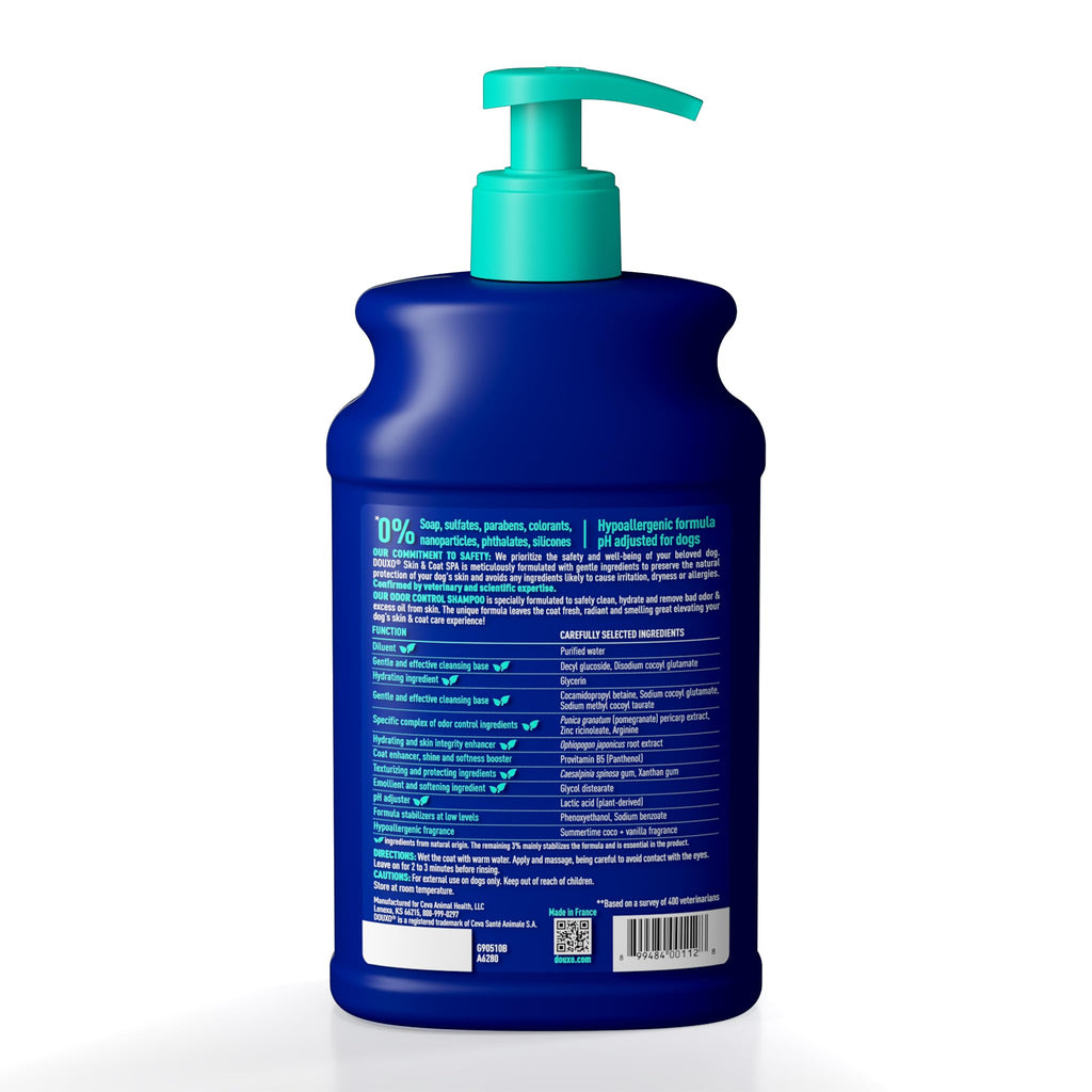 DOUXO SPA Dog Shampoo for Smelly Dogs, 16 fl oz