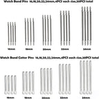 Buy now Watch Band Strap Link Pins Remover Repair Tool,24 in 1 Kit with 6 Extra Tips Replacement,20PCS Cotter Pin,Spring Bar Tool Set,1PCS Head Hammer at indiglob india