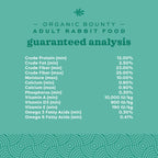 Oxbow Organic Bounty Adult Rabbit Food, Organic Rabbit Pellets, USA, 3 lb