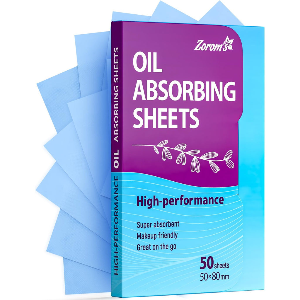 High-Performance Oil Absorbing Sheets for Face – 6pk/300 - Makeup Friendly | Blotting Papers for Oily Skin - Oil Control Film - Skin Friendly - Perfect for Keeping in Purse - Unisex - Gteat on the Go