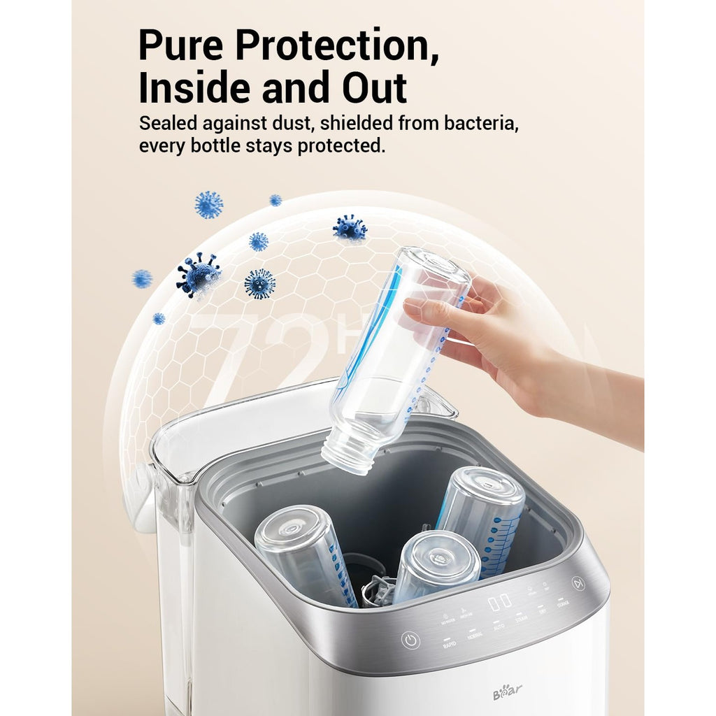 Bear Baby Bottle Washer Sterilizer Dryer All-in-One, 90 Detergent Tablets