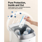 Bear Baby Bottle Washer Sterilizer Dryer All-in-One, 90 Detergent Tablets
